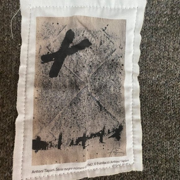 NWT Zara X Antoni Tapies Capsule Collection 1967 Art Inspired Pullover L - Picture 4 of 6